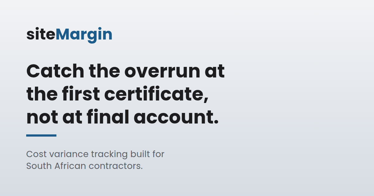 Job Cost Tracking for U.S. Contractors | siteMargin